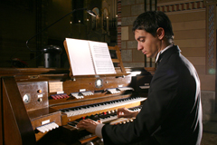 L'organista Simone Giani